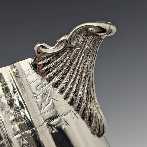 1880年頃 英国アンティーク シルバープレート製 ティーポット3点セット Cooper Brothers